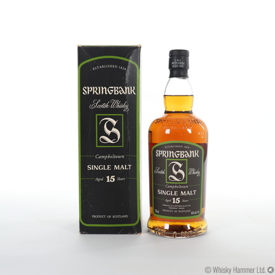 Springbank 15 Year Old  75cl 